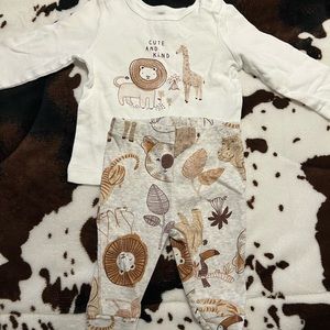 BabyBoy Carter’s Longsleeve/pants set. Size 3months